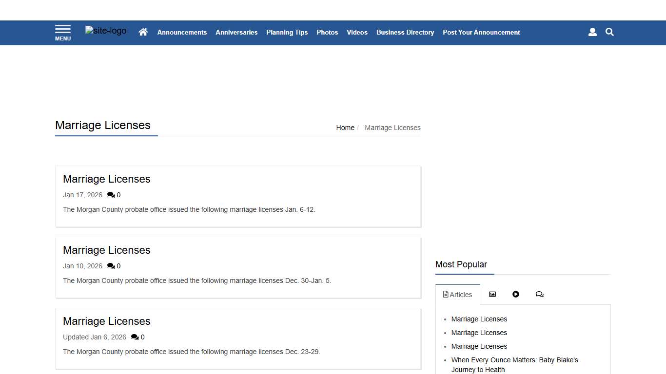 Marriage Licenses tnvalleybrides.com